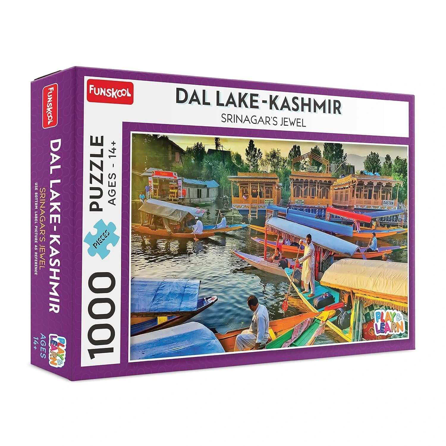 1000 Piece Dal Lake Kashmir Jigsaw Puzzle