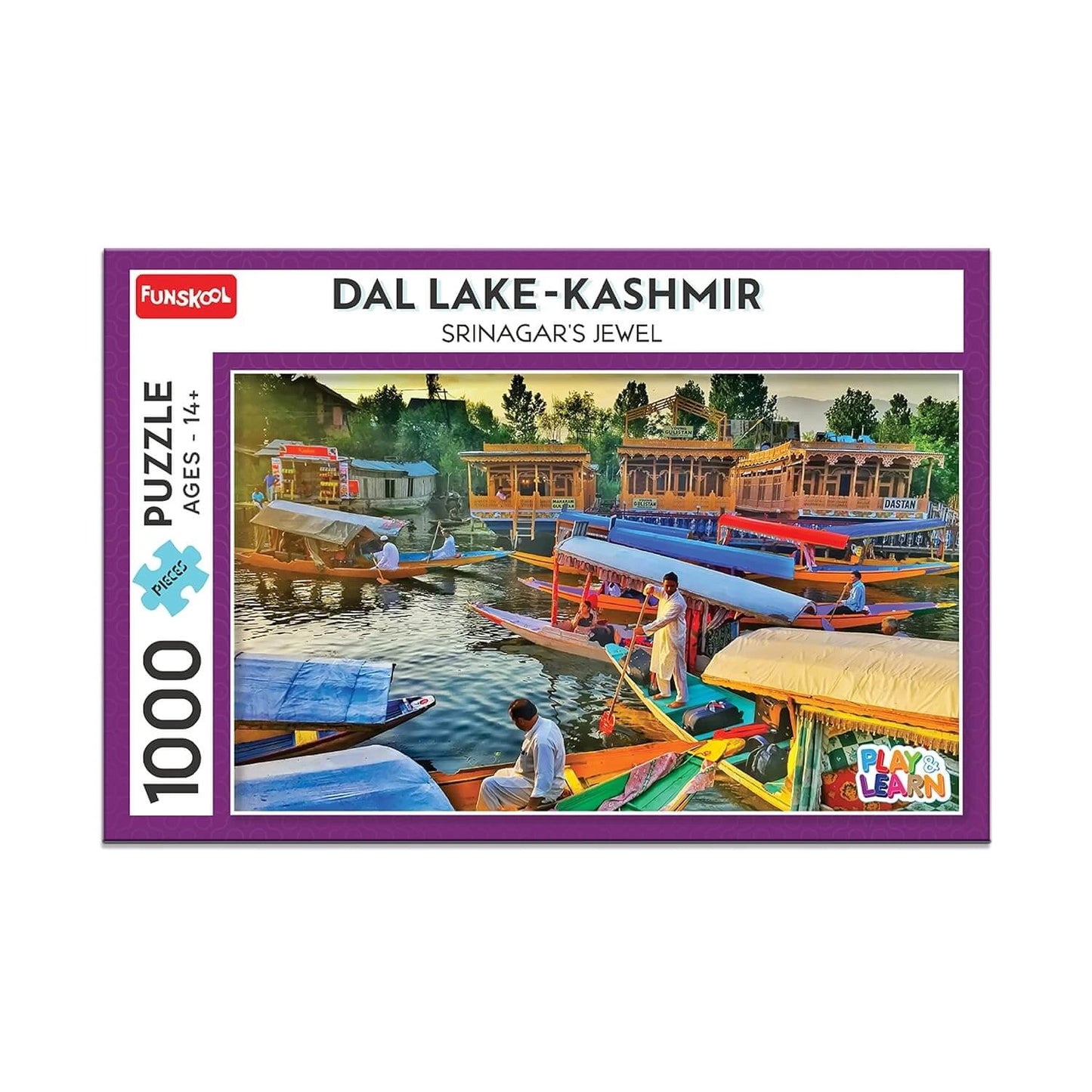 1000 Piece Dal Lake Kashmir Jigsaw Puzzle