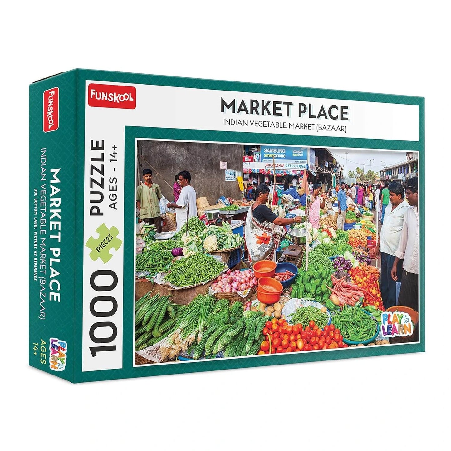 1000 Piece Market Place Jigsaw Puzzle