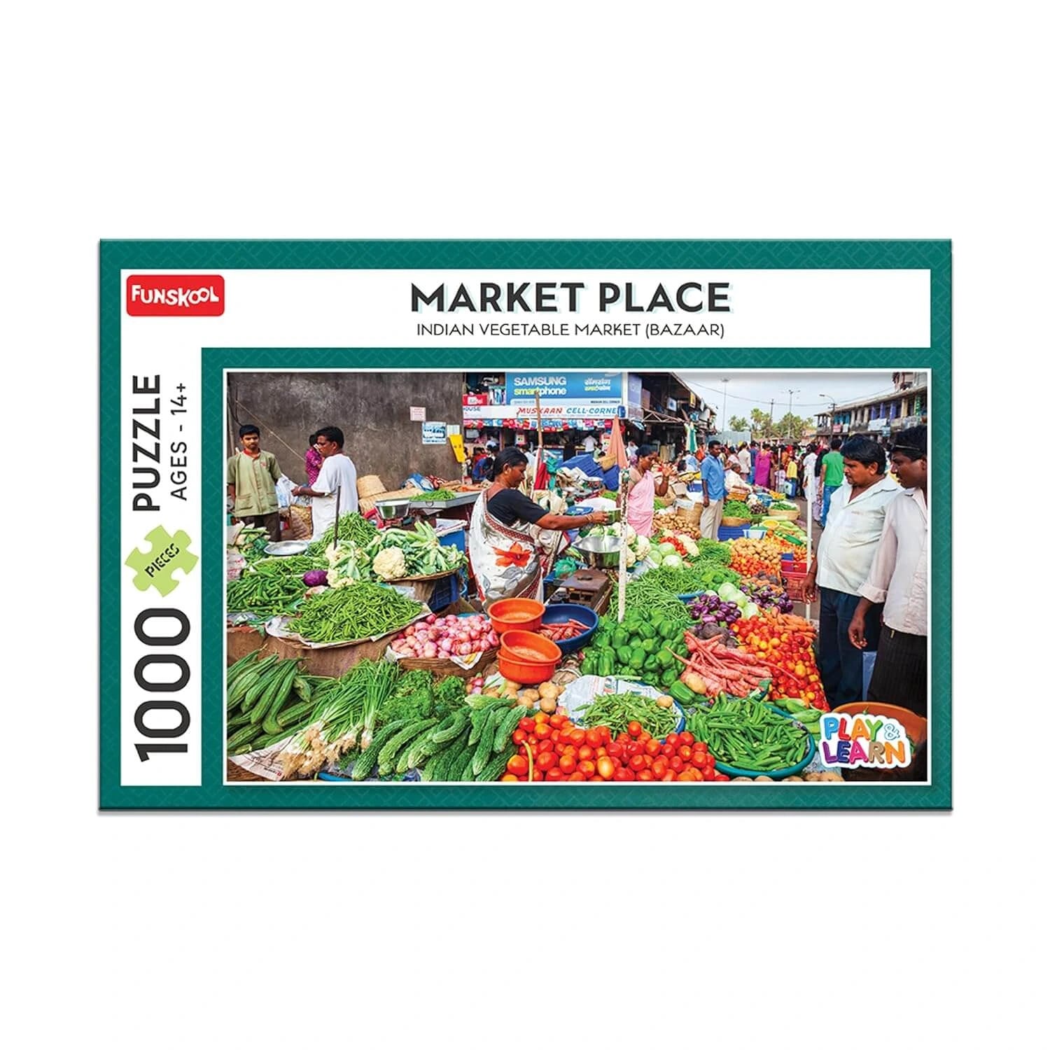 1000 Piece Market Place Jigsaw Puzzle