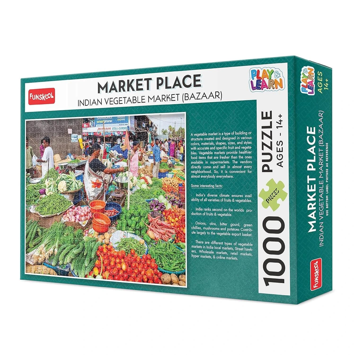 1000 Piece Market Place Jigsaw Puzzle