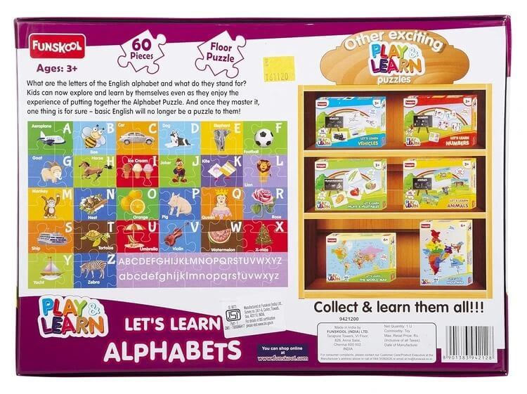 Alphabet Learning Jigsaw Puzzle