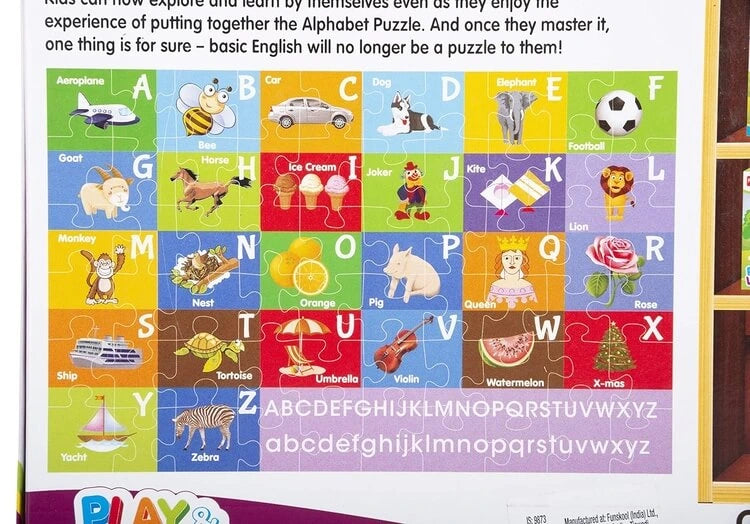 Alphabet Learning Jigsaw Puzzle