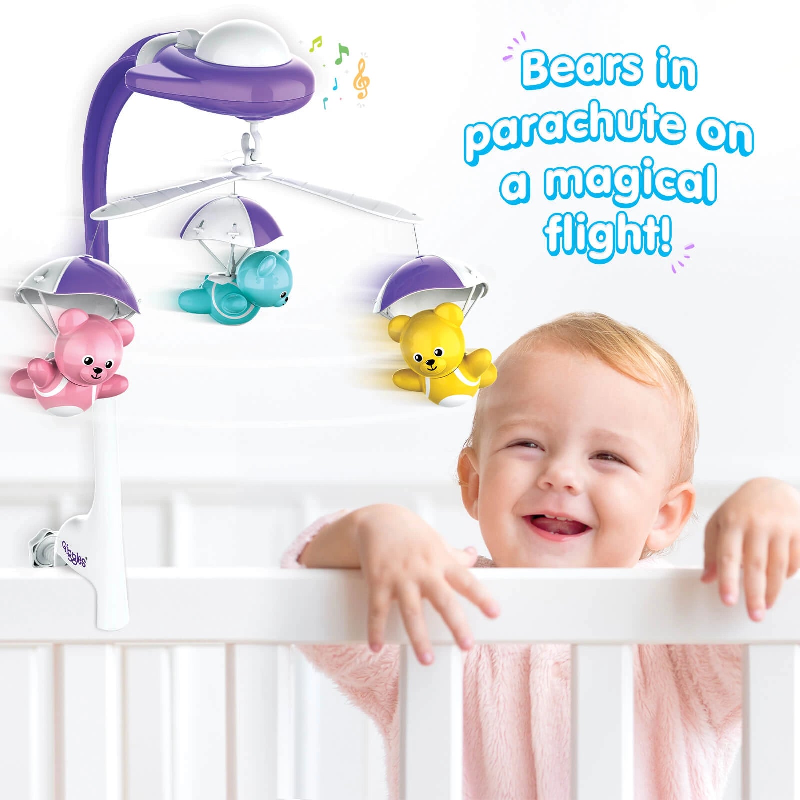 Bear Melody Crib Mobile