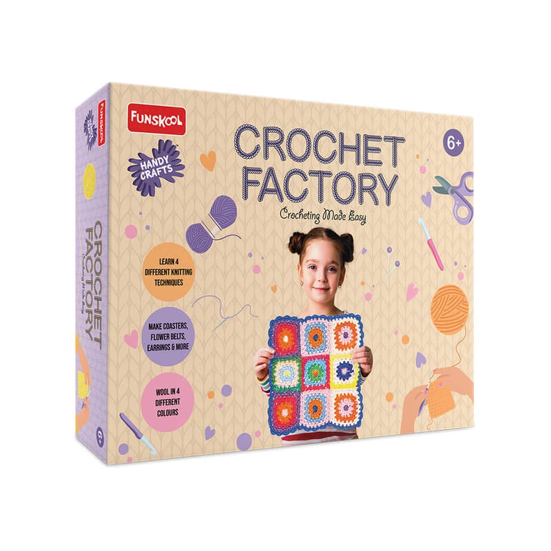 Kids Crochet and Knitting Craft Kit