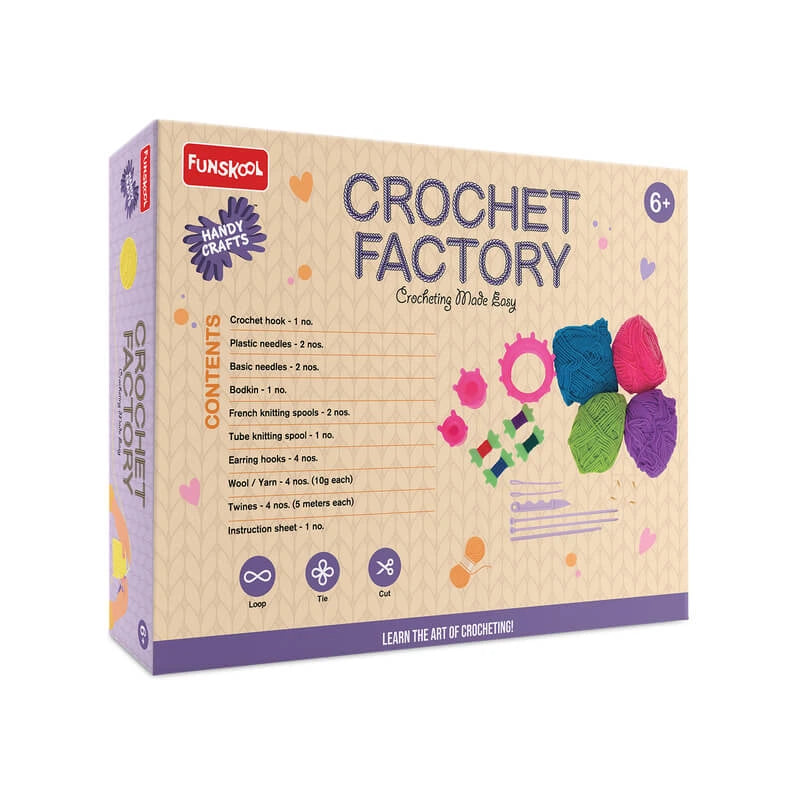 Kids Crochet and Knitting Craft Kit