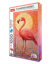 Flamingo Sunset 300 Pieces Jigsaw Puzzle