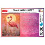 Flamingo Sunset 300 Pieces Jigsaw Puzzle