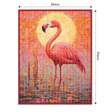 Flamingo Sunset 300 Pieces Jigsaw Puzzle
