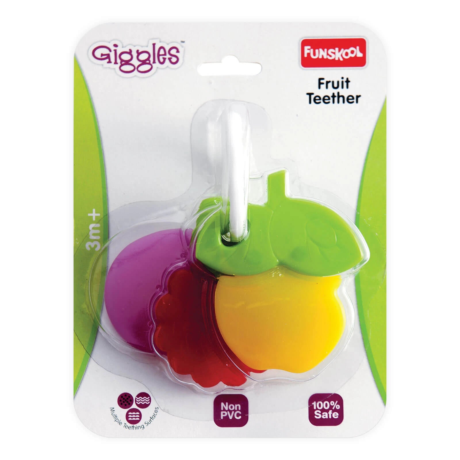 Fruit Shaped Baby Teether Rattle