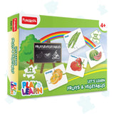 Fruits and Vegetables Learning Puzzle Set