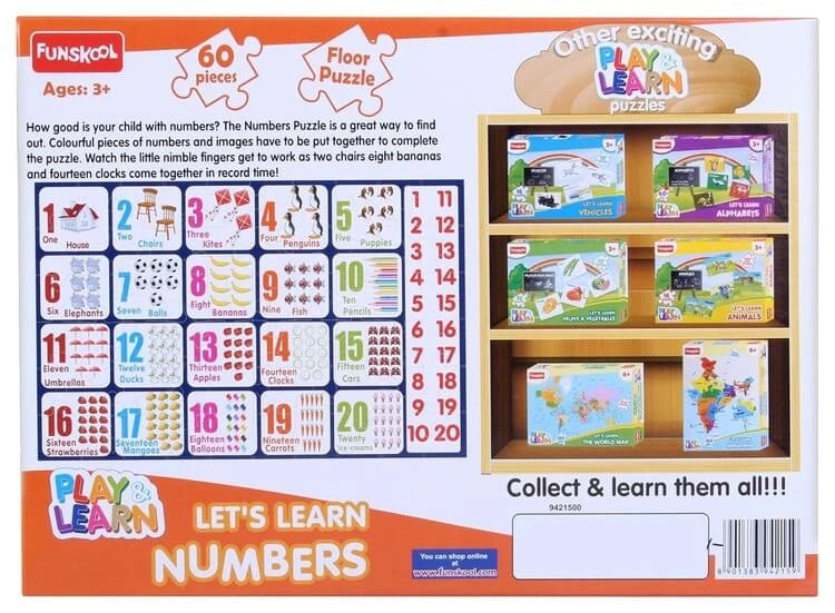 Numbers Learn and Play Flash Card Set