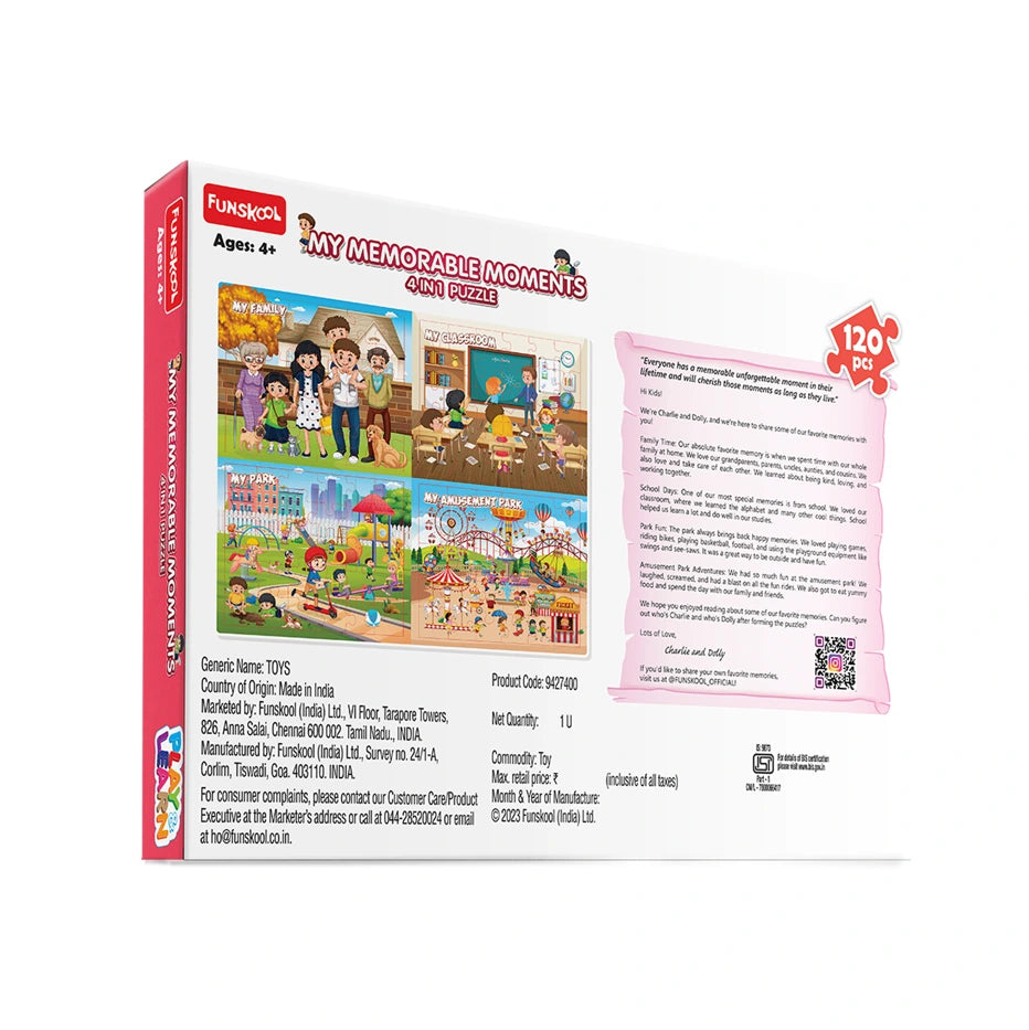 My Memorable Moments 4-in-1 Puzzle Set