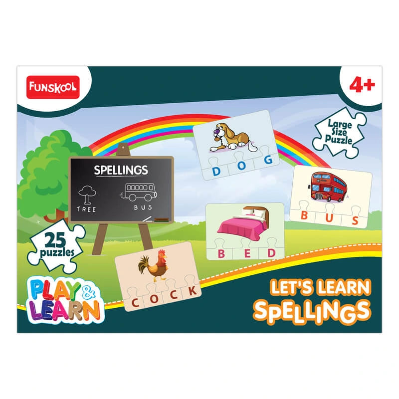 Let’s Learn Spellings Educational Puzzle