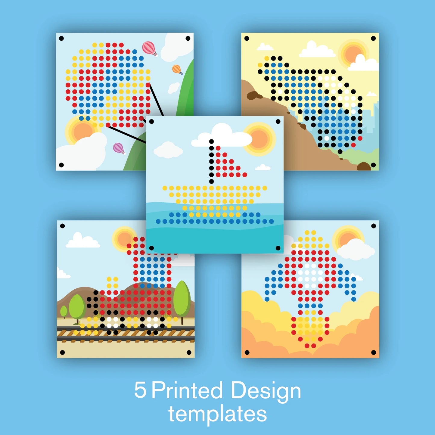 Peg Pixels Vehicles Creative Learning Set