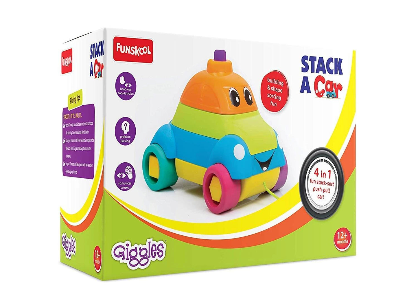 Stacking Car Pull-Along Toy