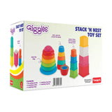 Stack N Nest Toy Set for Kids Early Learning Play