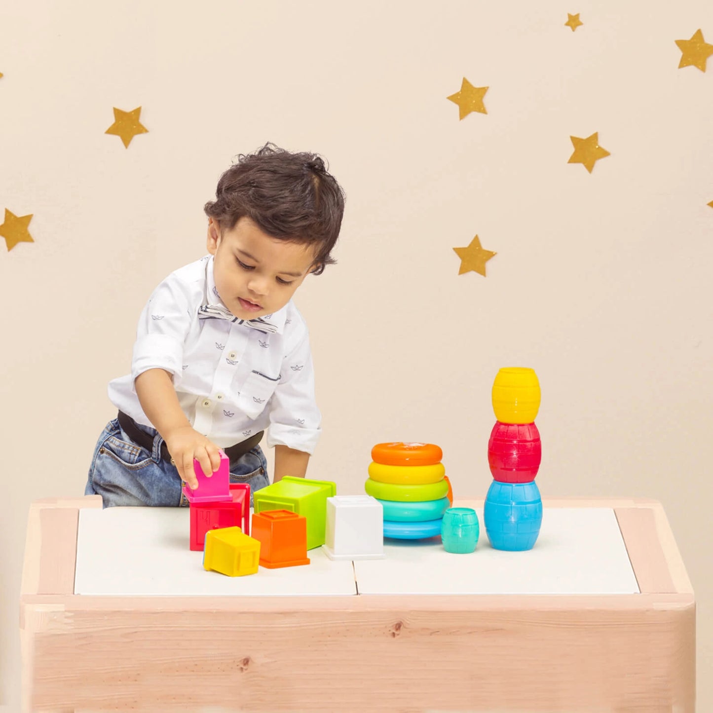 Stack N Nest Toy Set for Kids Early Learning Play