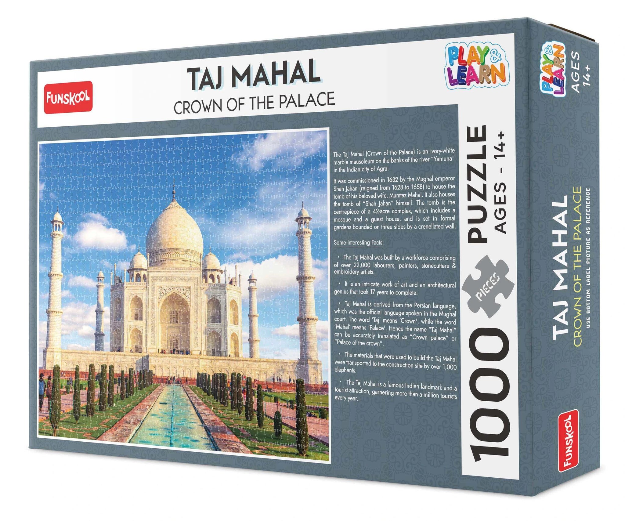 1000 Piece Taj Mahal Jigsaw Puzzle